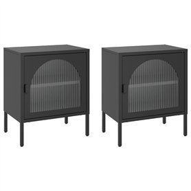 vidaXL Tables de Chevet 2 pcs