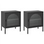 vidaXL Tables de Chevet 2 pcs