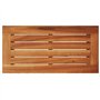 vidaXL Table d'appoint de Jardin Dessus en Bois Noir 58x27,5x55 cm