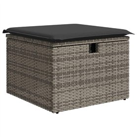 vidaXL Tabouret de Jardin avec Coussin