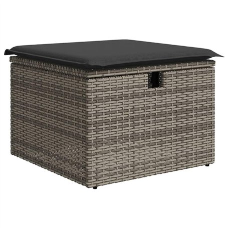 vidaXL Tabouret de Jardin avec Coussin