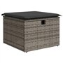 vidaXL Tabouret de Jardin avec Coussin