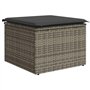 vidaXL Tabouret de Jardin avec Coussin