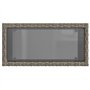 vidaXL Table d'appoint de Jardin avec Dessus en Verre Gris rotin