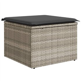 vidaXL Tabouret de Jardin Coussin
