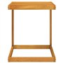 vidaXL Table en Forme de C 42x40x50 cm Bois Massif d'acacia, Table d'appoint en Forme de C, Table Basse en Forme de C, Table d'a
