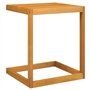 vidaXL Table en Forme de C 42x40x50 cm Bois Massif d'acacia, Table d'appoint en Forme de C, Table Basse en Forme de C, Table d'a