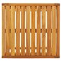 vidaXL Table en Forme de C 42x40x50 cm Bois Massif d'acacia, Table d'appoint en Forme de C, Table Basse en Forme de C, Table d'a