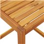vidaXL Table en Forme de C 42x40x50 cm Bois Massif d'acacia, Table d'appoint en Forme de C, Table Basse en Forme de C, Table d'a