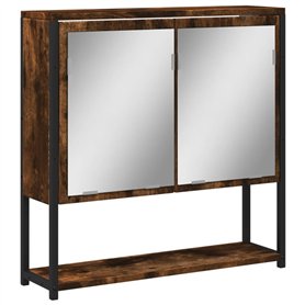 vidaXL Armoire à Miroir de Salle de Bain