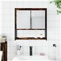 Placard Mural de Toilette avec Miroir