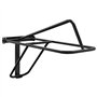 vidaXL Porte-Selle Pliable Mural Noir Fer