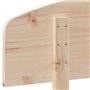 vidaXL Tête de Lit, Panneau de Lit avec Cadre en Bois, Accessoire de Lit, Meuble de Chambre à Coucher Maison, 90 cm Bois Massif 