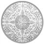 vidaXL Tapis d'extérieur Gris Clair Ø200 cm PP