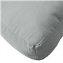 vidaXL Lot de 2 Coussins de Palette, Oreillers de Balcon, Coussins de Sièges Patio Jardinage Terrasse Extérieur, Gris Clair Méla