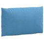 vidaXL Lot de 3 Coussins de Palette, Oreillers de Balcon, Coussins de Sièges Patio Jardinage Terrasse Extérieur, Bleu Mélangé Ti
