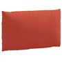 vidaXL Lot de 3 Coussins de Palette, Oreillers de Balcon, Coussins de Sièges Patio Jardinage Terrasse Extérieur, Rouge Mélangé T