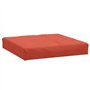 vidaXL Coussin de Palette Rouge mélangé 60x60x9