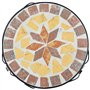 vidaXL Supports pour plantes 3 pcs terre cuite et blanc céramique, table de plantes, support de plante d'extérieur, table d’appo