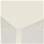vidaXL Tonnelle Double Toit et parois en Filet crème 2,93x2,93 m Acier, tonnelle de Jardin, tonnelle de Patio, pavillon, tonnell