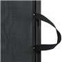 vidaXL Porte Rétractable pour Animaux de Compagnie, Barrière de Sécurité pour Chien, Clôture pour Animaux de Compagnie, Noir 82,