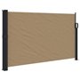 vidaXL Auvent latéral rétractable Taupe 120x600 cm