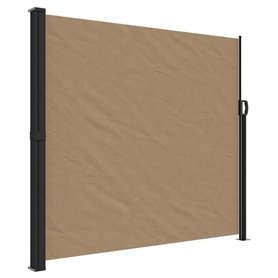 vidaXL Auvent latéral rétractable Taupe 180x600 cm