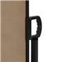 vidaXL Auvent latéral rétractable Taupe 180x600 cm, écran d’intimité de Jardin, Brise-Vue de Balcon, écran d'extérieur, Brise-Vu