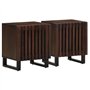 vidaXL Tables de Chevet 2 pcs