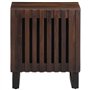 vidaXL Tables de Chevet 2 pcs, Armoires de Lit avec Rangement, Tables de Nuit, Meubles de Chambre à Coucher Intérieur, Bois de M