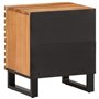 vidaXL Table de Chevet, Armoire de Lit avec Rangement, Table de Nuit, Meuble de Chambre à Coucher Maison Intérieur, Bois d'Acaci