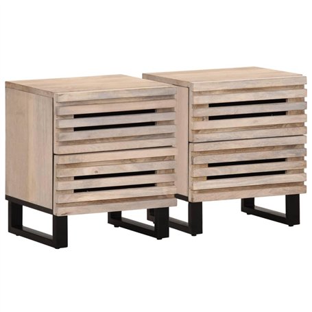 vidaXL Tables de Chevet 2 pcs