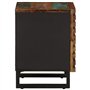 vidaXL Table de Chevet, Armoire de Lit avec Rangement, Table de Nuit, Meuble de Chambre à Coucher Intérieur, Bois Massif de Récu