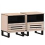 vidaXL Tables de Chevet 2 pcs