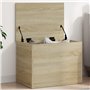 vidaXL Boîte de Rangement chêne Sonoma 60x42x46 cm Bois d'ingénierie