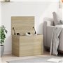 vidaXL Boîte de Rangement chêne Sonoma 60x42x46 cm Bois d'ingénierie