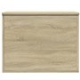 vidaXL Boîte de Rangement chêne Sonoma 60x42x46 cm Bois d'ingénierie
