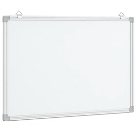 vidaXL Tableau blanc magnétique 80x60x1