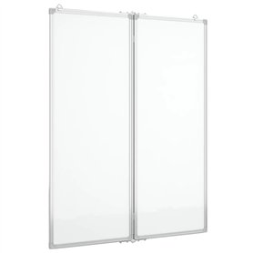 vidaXL Tableau blanc magnétique pliable 80x100x1