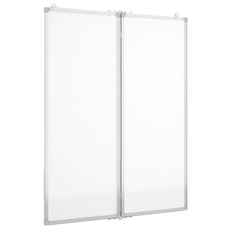 vidaXL Tableau blanc magnétique pliable 80x100x1