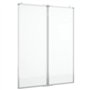 vidaXL Tableau blanc magnétique pliable 80x100x1