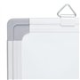 vidaXL Tableau blanc magnétique pliable 80x100x1,7 cm aluminium