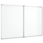 vidaXL Tableau blanc magnétique pliable 100x80x1