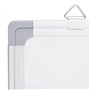 vidaXL Tableau blanc magnétique pliable 100x80x1,7 cm aluminium