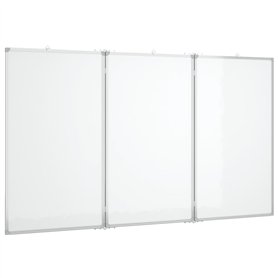 vidaXL Tableau Blanc magnétique Pliable 120x80x1