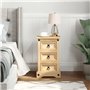 5x58 cm en Bois de Pin Massif - Meuble d'Appoint