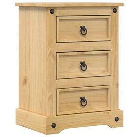 vidaXL Table de Chevet Corona 45x35x64 cm Bois de pin Massif