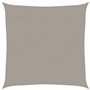 vidaXL Voile d'ombrage 160 g/m² carré Gris Clair 4x4 m PEHD