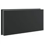 vidaXL Niche de Douche Noir Mat 62x32x9 cm Acier Inoxydable, Niche de Salle de Bain, étagère de Douche intégrée, Niche Murale de