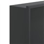 vidaXL Niche de Douche Noir Mat 62x32x9 cm Acier Inoxydable, Niche de Salle de Bain, étagère de Douche intégrée, Niche Murale de